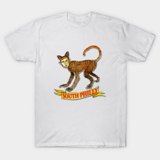 South Philly Cat Monkey T-Shirt